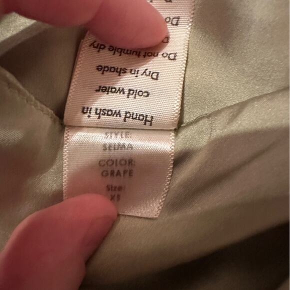 RTR Baobab Selma Grape Green Sleeveless Sarong‎ Wrap Midi Dress Sz XS - Picture 10 of 11